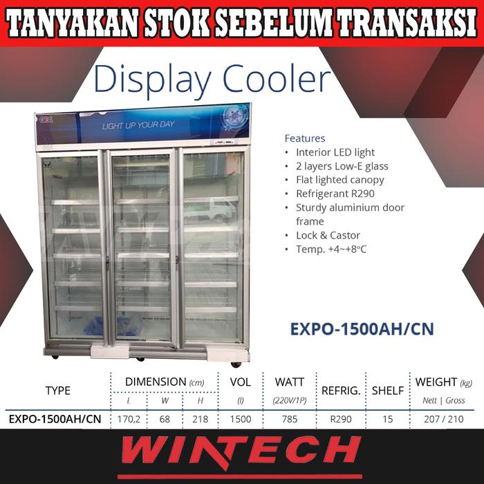 Gambar GEA EXPO-1500AH/CN SHOWCASE DISPLAY COOLER 3 (TIGA) PINTU 1500 Liter dari Horeca Indonesia undefined Tokopedia