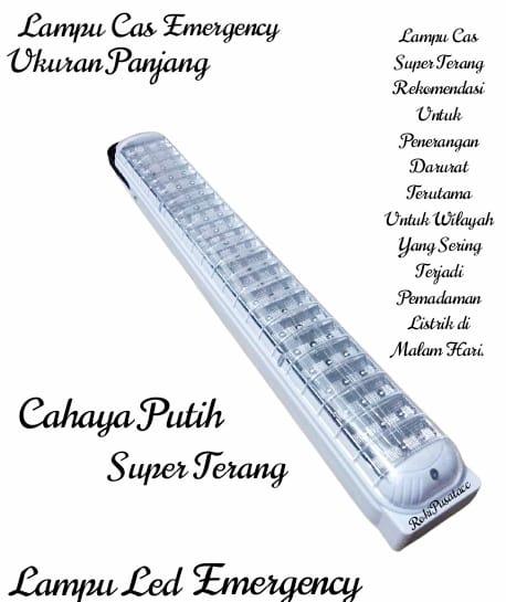 Gambar Lampu Emergency 66 Mata Led Super / Lampu Dinding / Emergency Tempel - Panjang 66 Led dari ToserbaTop21 undefined Tokopedia
