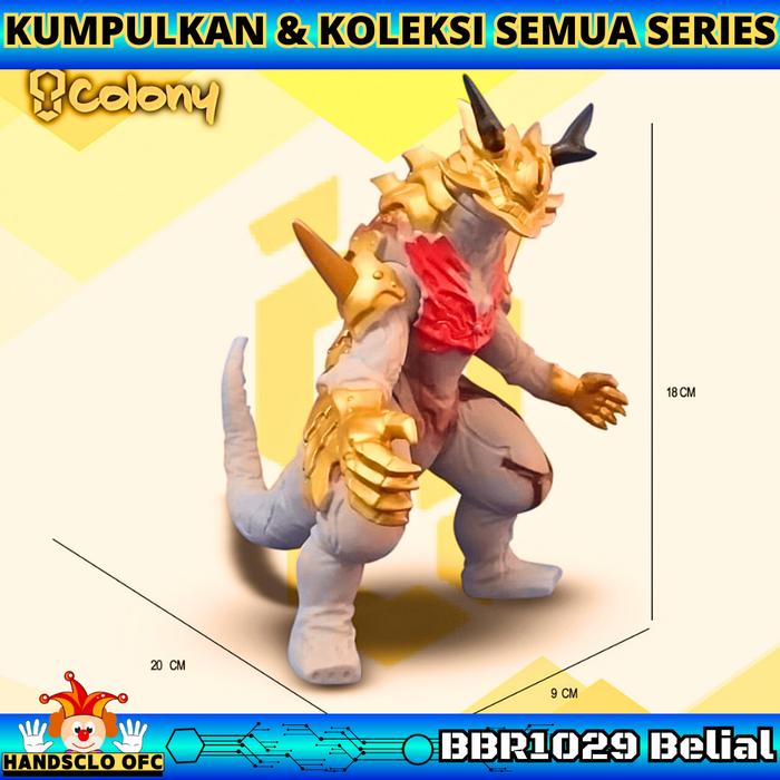 Gambar Mainan Hobi Koleksi Figure Miniatur Monster Kaiju Ultraman Godzilla - Belial dari Handsclo Ofc undefined Tokopedia