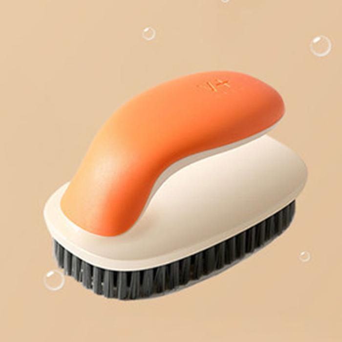 Gambar Shoe Brush - Sikat Sepatu / Sikat Sepatu Long Handle / Sikat Baju - Cloth - Orange dari Supermall Nusantara undefined Tokopedia