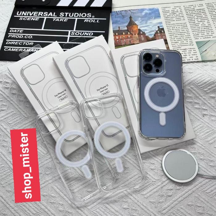Jual Clear MagSafe Magnetic Case Bening iPhone 13 13 Pro 13 Pro