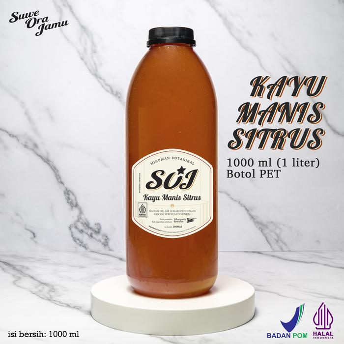 Gambar Kayu Manis Sitrus - Suwe Ora Jamu (1000 ml) - Botol Plastik dari Suwe Ora Jamu undefined Tokopedia