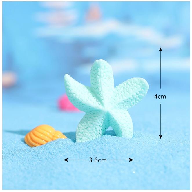 Gambar CCA12 Cake Topper Kerang Bintang Laut Starfish Seashell Mermaid Hias - K2-Biru dari Nyonya Lie undefined Tokopedia