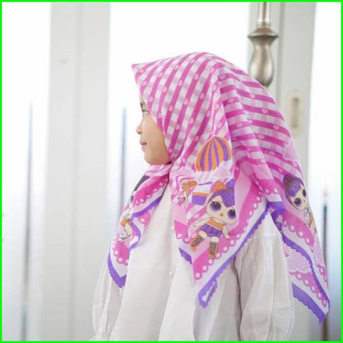 Gambar Hijab Jilbab Kerudung Instan Segiempat Anak Motif Kartun Karakter Keki - kuda poni dusty dari citaares undefined 5 Tokopedia