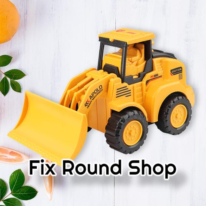Gambar Apolo Heavy Machinery - Mainan Anak Mobil Konstruksi Tekan Jalan - Bulldozer dari Fix Round Shop undefined Tokopedia