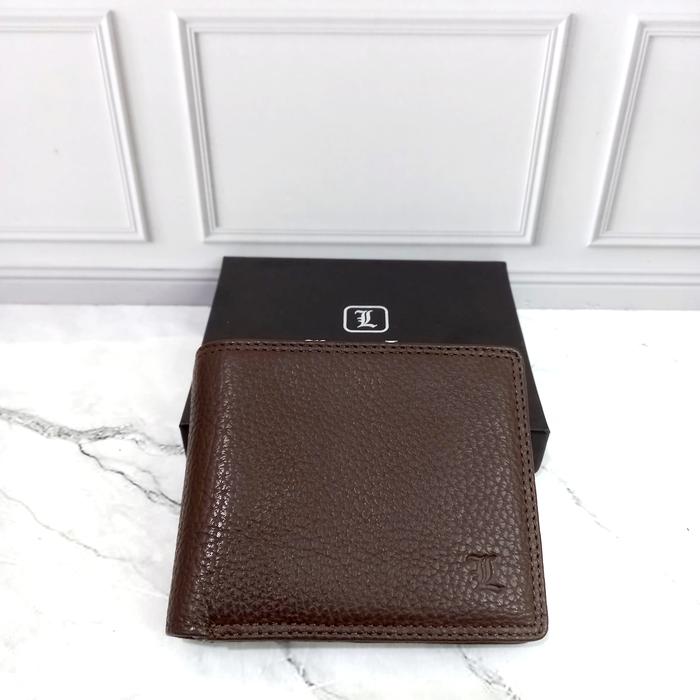 Gambar Dompet kulit pria kulit asli motif jeruk model 3 dimensi Laszlo LZ332L - Coffe jeruk dari Fiorenza Bags undefined Tokopedia