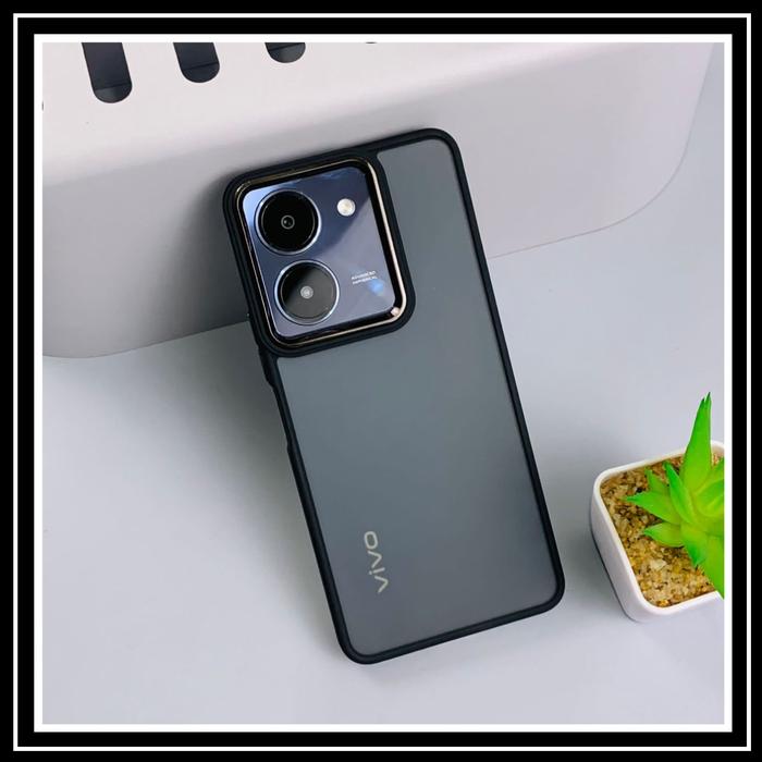 Gambar Vivo Y27 4G Case Steel Hybrid Matte Original HardCase Soft Cover TPU - HITAM. , VIVO Y27 4G  dari Markas acc 88 undefined Tokopedia