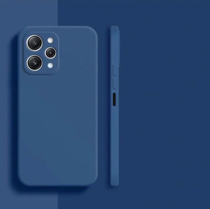 Gambar Xiaomi Redmi 12 4G Case Silicone Liquid Rubber SoftCase Cover Casing - BIRU NAVY. , XMI REDMI 12 4G dari Markas acc 88 undefined Tokopedia