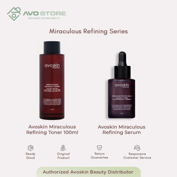 Gambar Avoskin Miraculous Refining Series - Original Series dari Avo Jakarta Skinpop undefined Tokopedia
