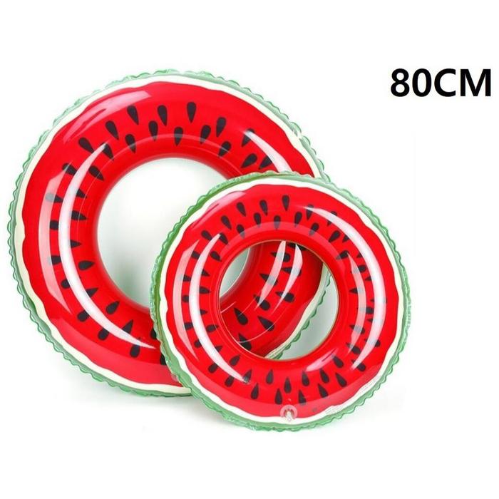 Gambar Ban Renang Semangka Watermelon Swimming Ring Diameter 80Cm 819-1 - 80 cm dari BARVIZZstore undefined Tokopedia