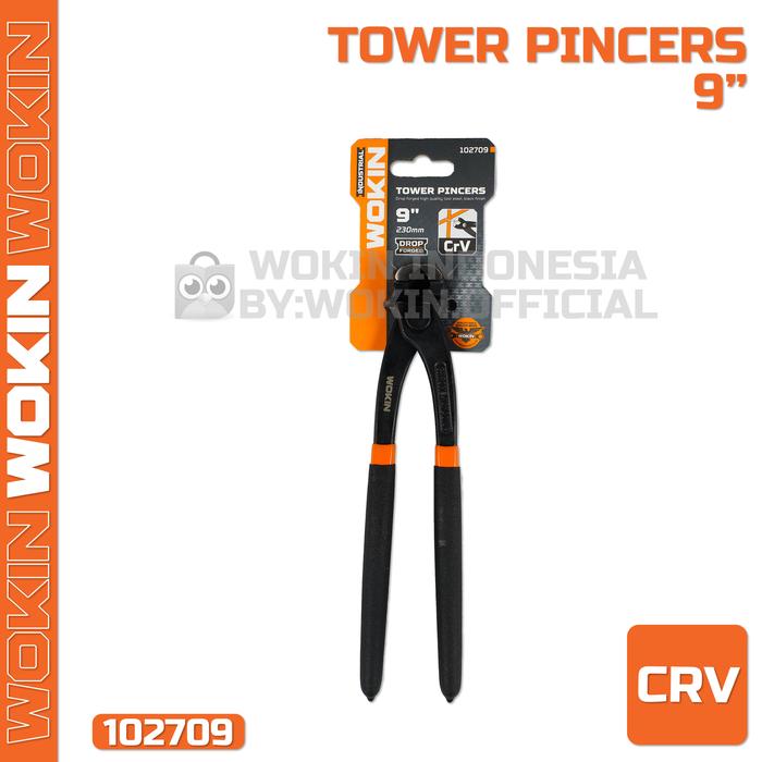 Gambar Tower Pincer / Tang Kakak Tua Wokin - 9"x230MM dari Wokin Indonesia undefined Tokopedia