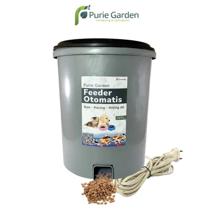 Gambar Auto Feeder Otomatis Ikan Koi Memberi Pakan Ikan Otomatis PG KDR - Tanpa Timer dari Purie Garden undefined Tokopedia