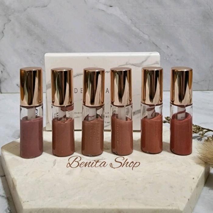 Gambar Dear Dahlia Paradise Dream Velvet Lip Mousse Mini Set 6 x @1ml - Teddy Bare dari Benita Shop Star undefined Tokopedia