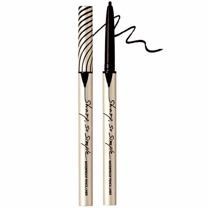 Gambar Clio Sharp So Simple Waterproof Pencil Liner - 02 Brown dari nihonmart undefined Tokopedia