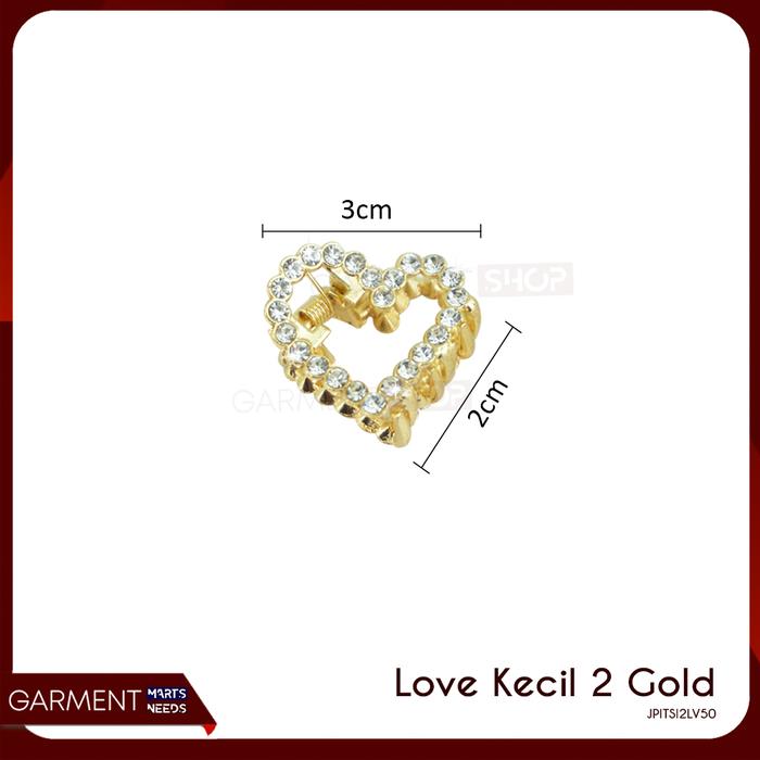 Gambar Jepit Rambut Permata Mewah Ala Korea Diamond Metal Hair Clip Aksesoris - LOVE KECIL dari GarmentMarts undefined Tokopedia