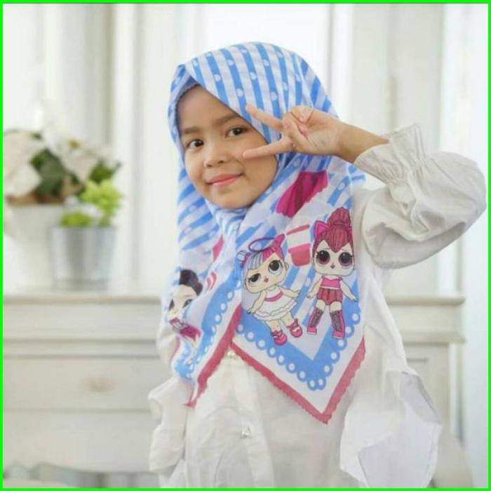Gambar Hijab Jilbab Kerudung Instan Segiempat Anak Motif Kartun Karakter Keki - kuda poni dusty dari citaares undefined 4 Tokopedia