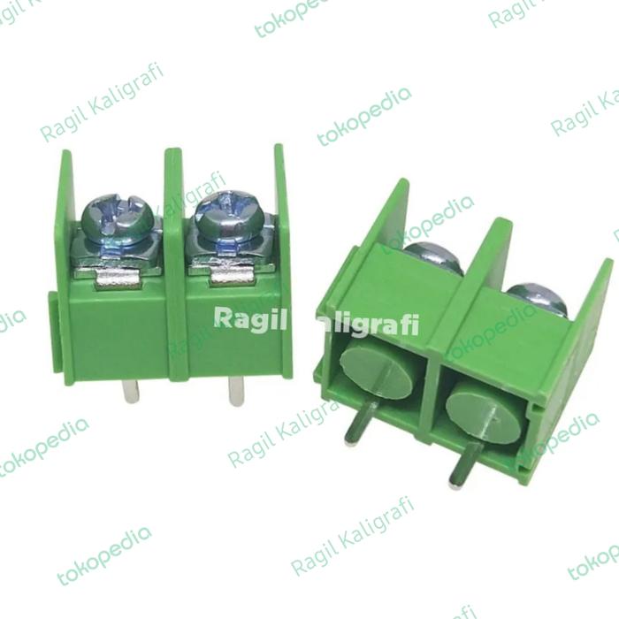 Gambar Terminal block kf 7,62 2pin - terminal blok 2 pin kf 7,62 - Hijau dari Ragil kaligrafi undefined Tokopedia