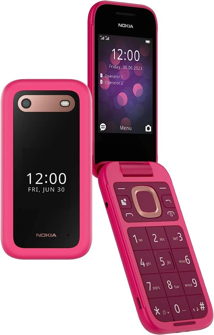Gambar Nokia 2660 Flip 2.8" Display 4G Feature Phone - Pink dari Hello El Official undefined Tokopedia