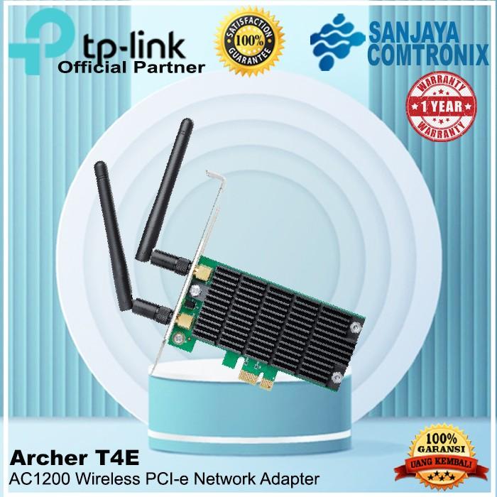 Gambar Tp-Link Archer T4E AC1200 Wireless Dual Band PCI Express Adapter - T4E-AC1200 dari SANJAYA COMTRONIX undefined Tokopedia