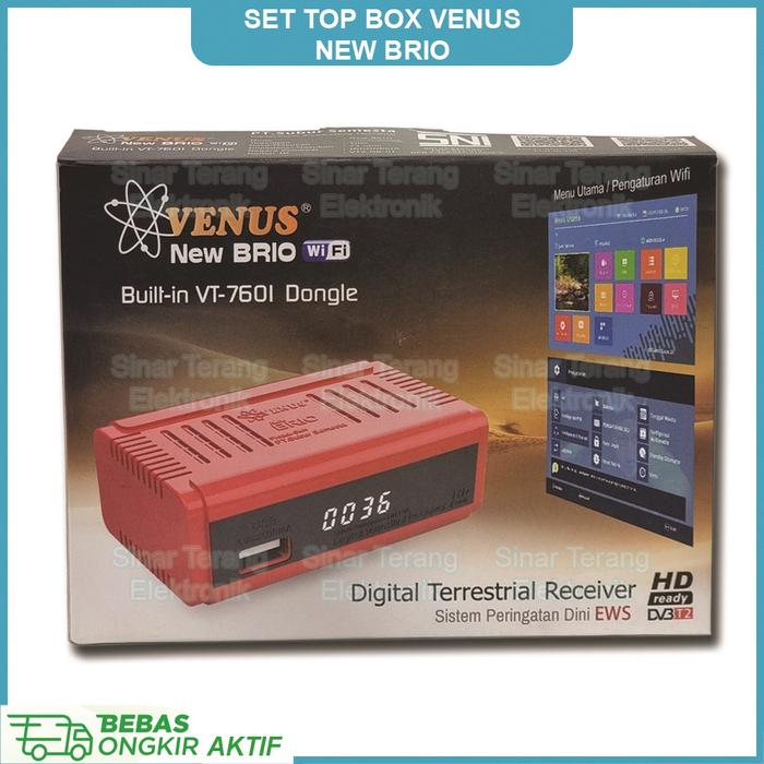 Gambar Set Top Box DVB T2 Venus New Brio WiFi bisa YouTube - STB Saja dari Sinar Terang Elektronik undefined Tokopedia