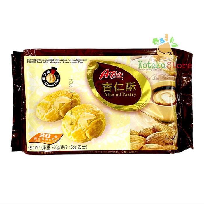 Gambar A-Taste Biskuit Almond Pastry / Biskuit Almond 260gr - Almond Pastry dari Kotoko Store undefined Tokopedia