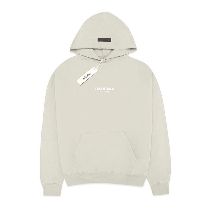Gambar FOG Essentials Center Velvet Text Hoodie - Cream, L dari SANGKIL undefined Tokopedia