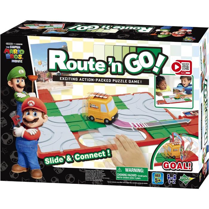 Gambar Mainan Board Game The Super Mario Bros. Movie Route 'n GO! Game dari Deconara undefined Tokopedia