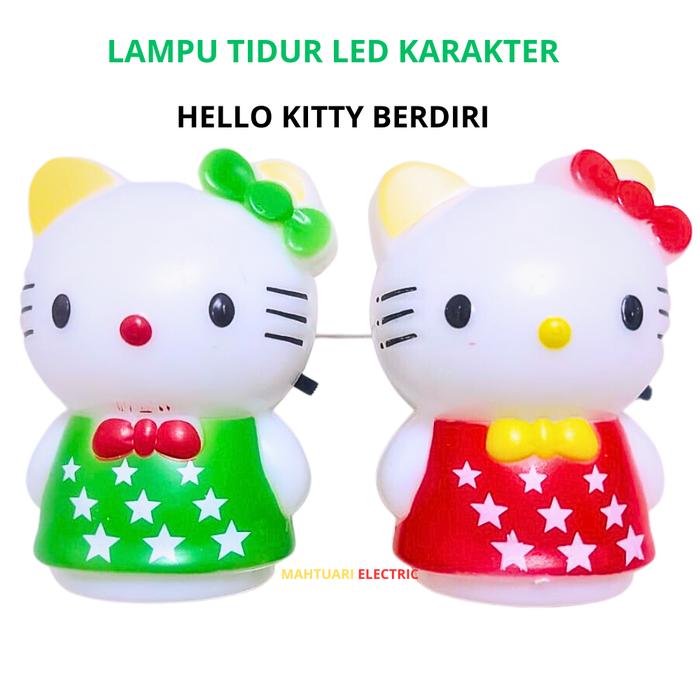 Gambar Lampu Tidur Anak Karakter Unik Rumah Bunga Jamur Hello Kitty - Hello K Berdiri, Random dari MAHTUARI ELECTRIC undefined Tokopedia