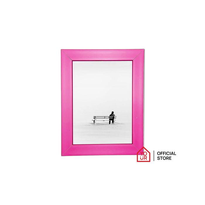 Gambar Bingkai Foto 5R / FRAME FOTO TEBAL / FIGURA 5R MINIMALIS WARNA - Pink dari YourChoiceStore_NEW undefined Tokopedia
