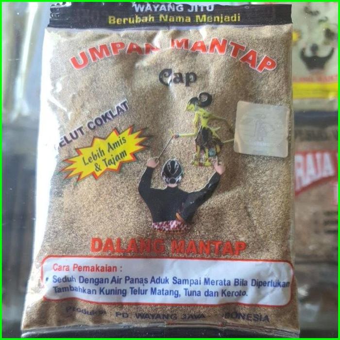 Gambar Umpan Pancing Cap Wayang Mantap Kemasan - belut coklat dari wijayaerika undefined Tokopedia
