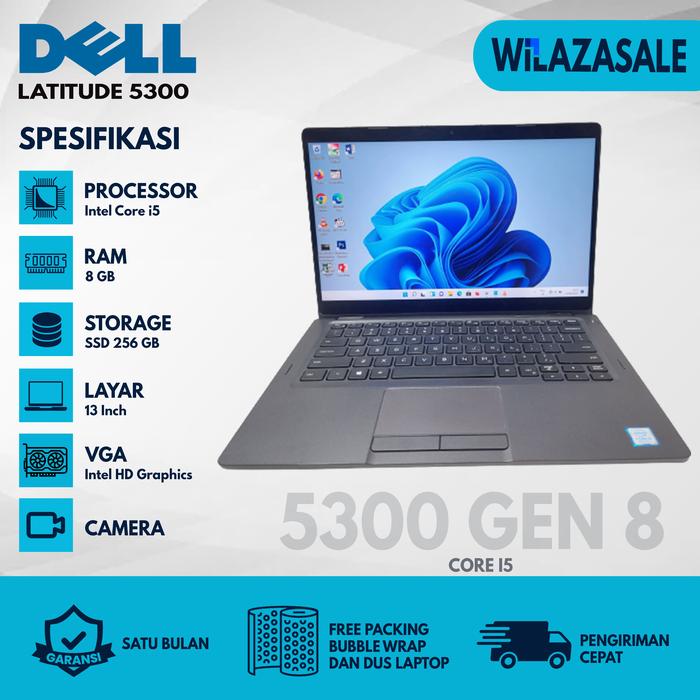Gambar LAPTOP TABLET 2 IN 1 DELL 5300 CORE I5 SLIM DAN RINGAN - 5300 I5 dari Wilazasale undefined Tokopedia
