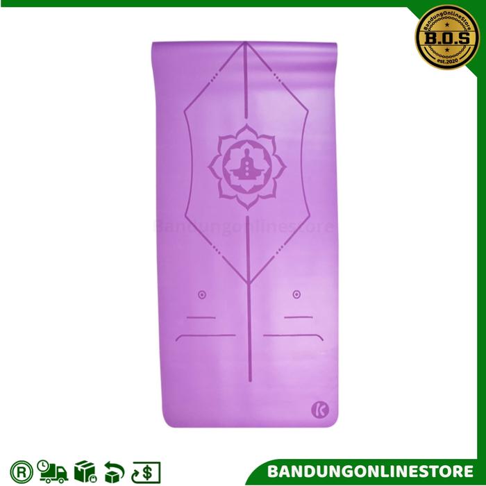 Gambar Kiwikana Alas Karpet Yoga Mat Karet Matras Yoga Pu Rubber Asana 3 Mm - Ungu dari BandungOnlineStore_NEW undefined Tokopedia