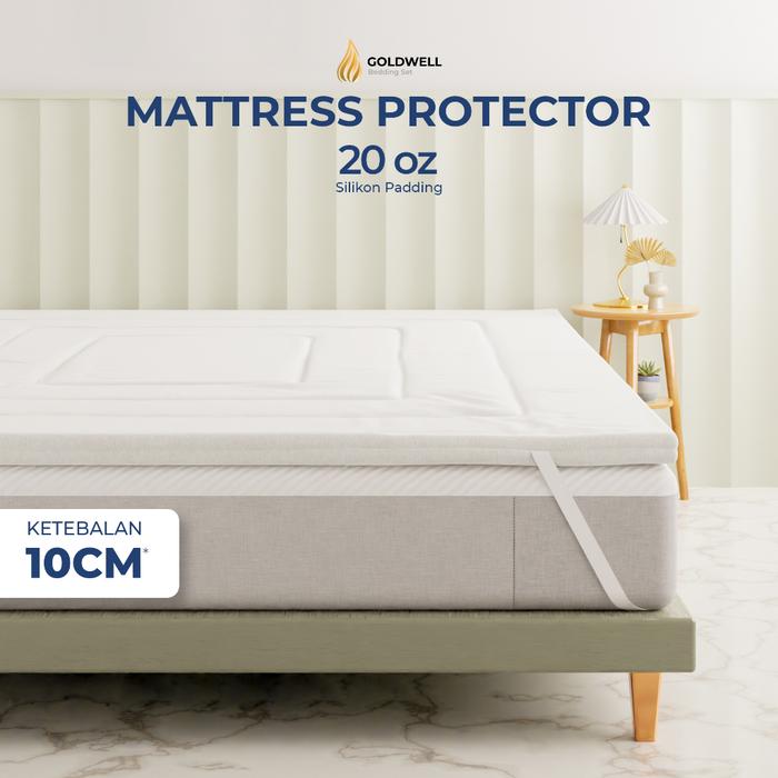 Gambar Matras Protector Microgel Latex Silikon Premium Topper - matras kasur - 90x200 dari Goldwell Official Store undefined Tokopedia