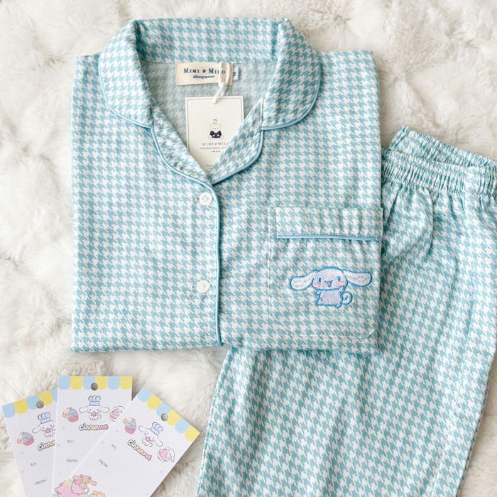 Gambar PO Mimi & Milo Sanrio Cinnamoroll Cotton Pajamas piyama baju tidur - Wom SsSp, XS dari Mimi and Milo undefined Tokopedia