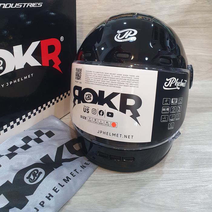 Jual Helm JP ROKR SOLID - Super Black - Kota Tangerang Selatan - MSC ...