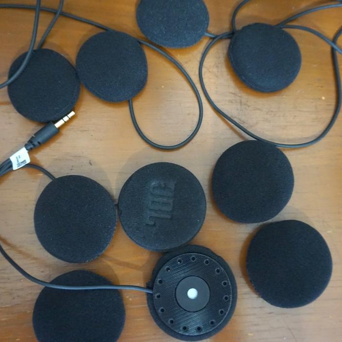 Gambar Busa Speaker 45mm Packtalk Black Intercom Cardo Sena Freedconn dari Bikers Bogor undefined Tokopedia