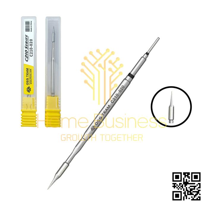 Gambar OSS TEAM Mata Solder Pisau Runcing Bengkok C210 020 C210 002 C210 018 - C210 020 dari Home Business Jbu undefined Tokopedia