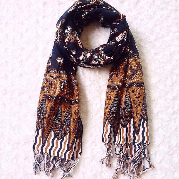 Jual Omah Etnik Scarf batik Syal Batik Shawl Batik Syal