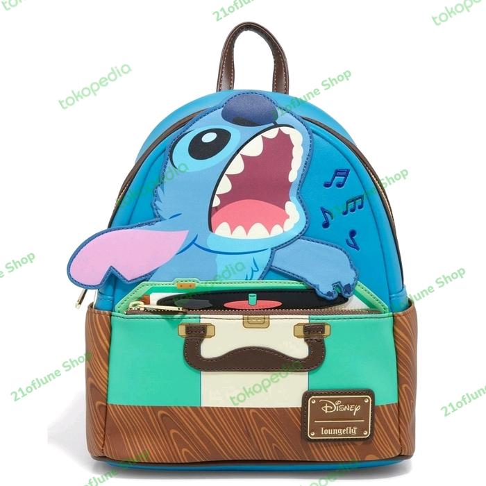 Jual Loungefly Disney Lilo Stitch Record Player Stitch Mini