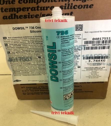 Gambar dow corning 736 heat resistant sealant,silicone red dc 736 - 300ml dari swalayanteknik undefined Tokopedia