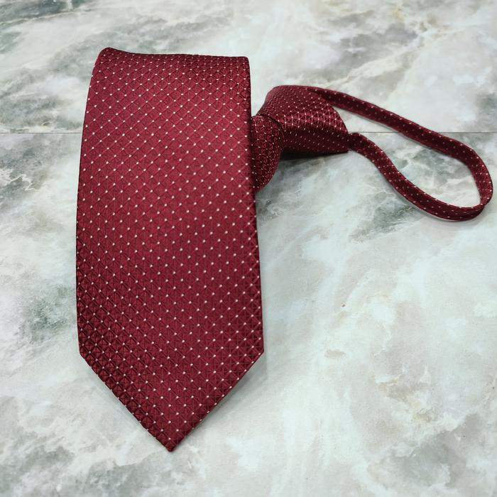 Gambar dasi instan merah maroon dasi deep maroon dasi formal pria maroon tua - M 09 dari mwidyan shop undefined 4 Tokopedia