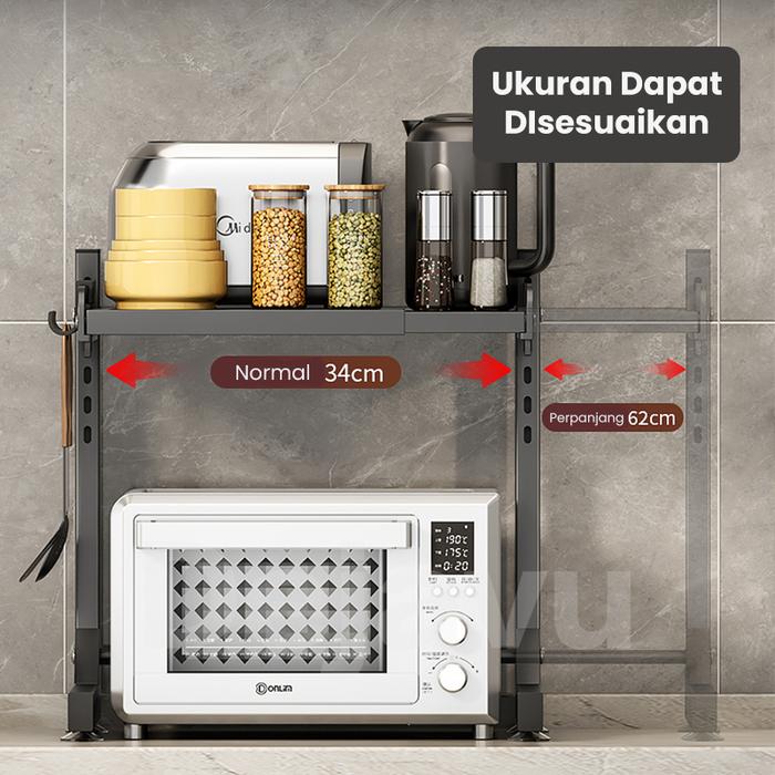 Rak Untuk Rice Cooker Jual Dejavu Rak Dapur Susun Microwave Rak Tempat Rice Cooker Oven ...
