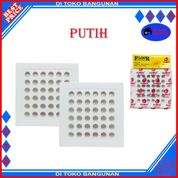 Gambar Saringan Plat ALINCO 1904 Floor Strainer Kamar Mandi Got 4 warna 2pc - Putih dari Di Toko bangunan undefined Tokopedia
