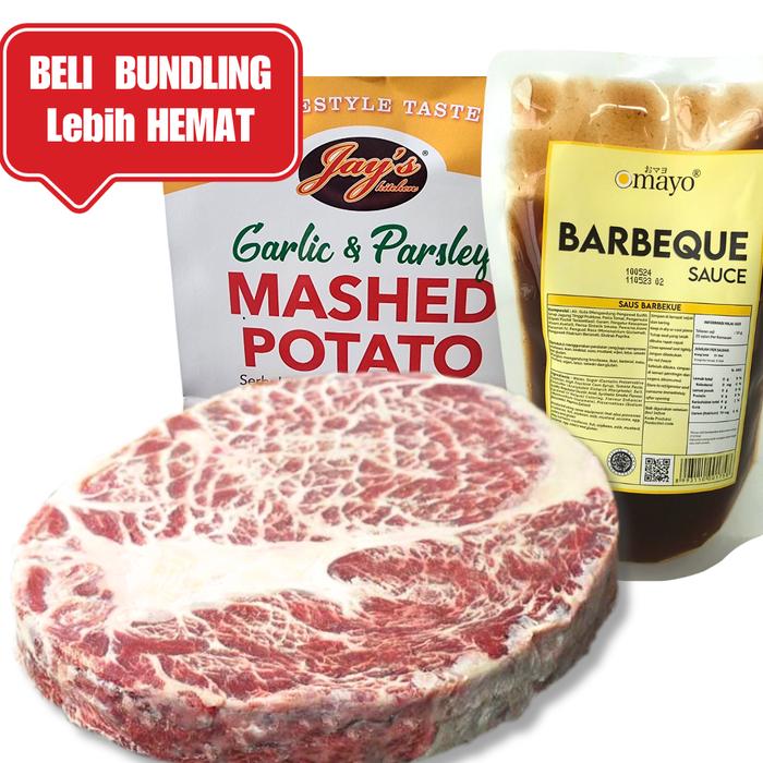 Gambar Daging Sapi AUS Ribeye Meltik / Meltique Wagyu Kazoku Beef Steak 200g - 1PCS 200GR dari Bliss Kitchen Tangerang undefined 5 Tokopedia