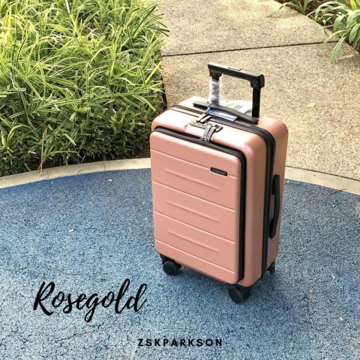 Gambar Koper Laptop Parkson L008 size cabin 20 Inch TSA LOCK - Rosegold dari ANUGRAH-JAYA undefined Tokopedia
