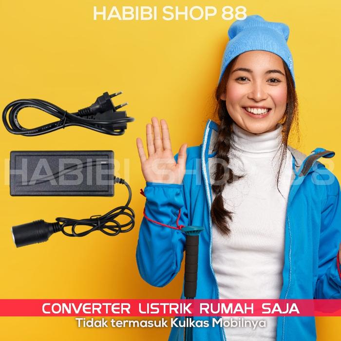 Gambar Kulkas Mini Mobil Portable 2 in 1 Car Cooler Warmer Skin Care Cool Box - Kabel Converter dari HABIBI SHOP 88 undefined Tokopedia
