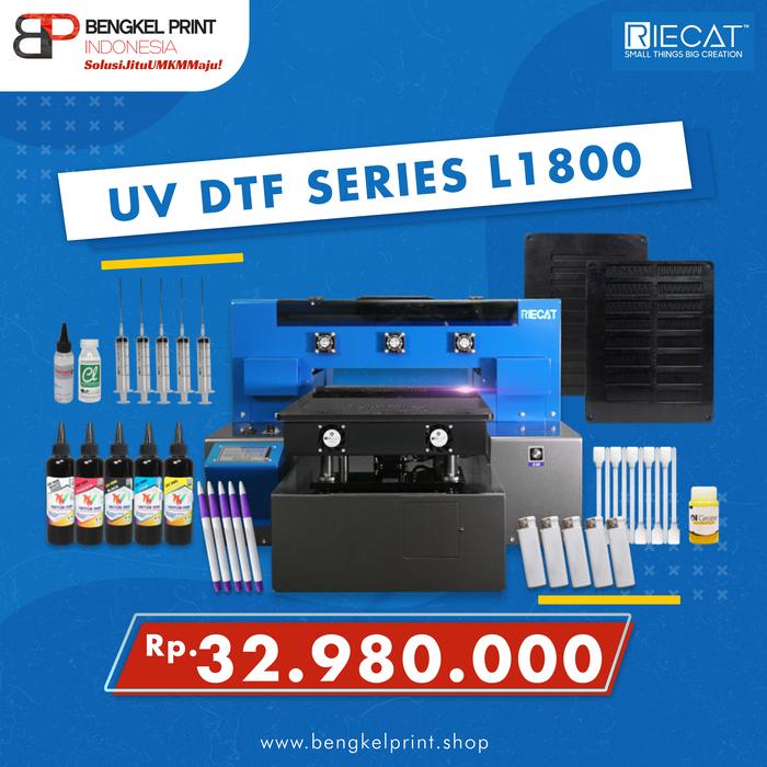 Gambar Mesin Printer UV LED Flatbed | Akrylic | Print Case | E money | Riecat - Printer  dari Bengkel Print Bali undefined Tokopedia