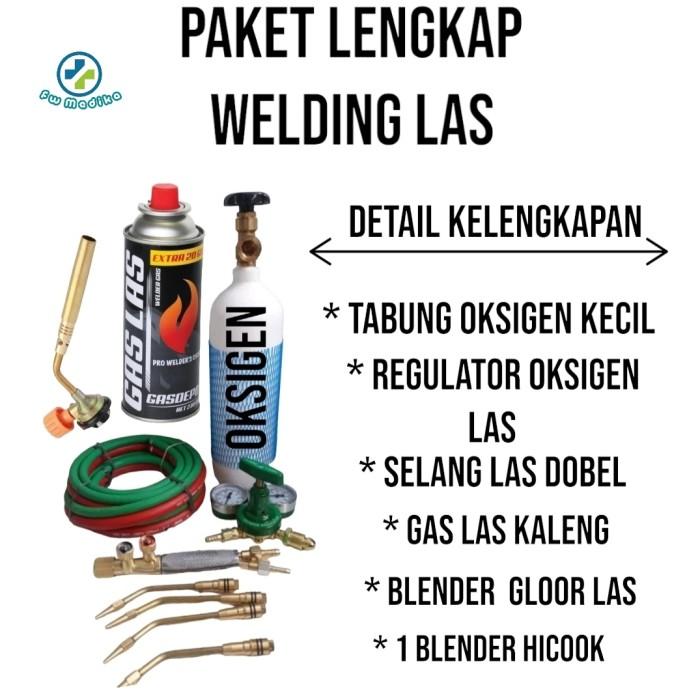 Gambar Paket Las Tabung Oksigen 0,25m3 - Welding Lengkap dari FW MEDIKA undefined Tokopedia