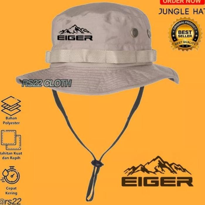 Gambar TOPI RIMBA OUTDOOR PENDAKI GUNUNG HIKING CAMPING PEGUNUNGAN OUTDOOR - Cream, All Size dari CANCAPR STORE undefined Tokopedia