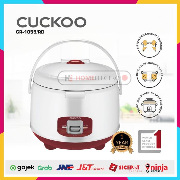 Gambar Cuckoo Rice Cooker Mechanical CR-1055/RD 1.8L Penanak Nasi dari Home Electro undefined Tokopedia